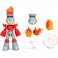 Figurine FIRE MAN POMPIER Mega Man Echelle 1:12 Vague 2 – Plus de 15 Points d'articulation, Mains et tête alternées, Accessoire