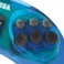 Manette Filaire Retro-bit Sega Mega Drive 8 Button Arcade USB Pad Bleu transparent