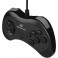 Manette Filaire Sega Saturn Model 2 USB Noire Retro-Bit