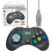 Manette Filaire Sega Saturn Model 2 USB Gris Transparent Retro-Bit