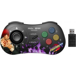 8Bitdo Manette Iori Yagami Bluetooth Style SNK Neo Geo CD - Compatible PC Windows, Android & Neo Geo Mini