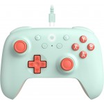Manette Filaire 8Bitdo Ultimate 2C Vert menthe et rouge pour PC Windows et Android