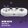 Manette Retrobit Legacy 16 sans Fil Gris pour Switch/PC/Steam/Raspberry Pi/Snes/Android 2,4g