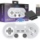 Manette Retrobit Legacy 16 sans Fil Gris pour Switch/PC/Steam/Raspberry Pi/Snes/Android 2,4g