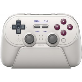 Manette Bluetooth Pro 3 8Bitdo G Classic pour Nintendo Switch 2, PC Windows, Android Apple et SteamOS
