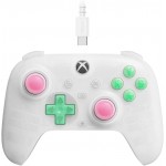 Mini Manette Filaire 8Bitdo Ultimate Blanche Transparent pour Xbox Series X|S, Xbox One et PC Windows 10/11