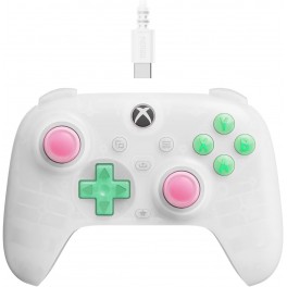 Mini Manette Filaire 8Bitdo Ultimate Blanche Transparent pour Xbox Series X|S, Xbox One et PC Windows 10/11