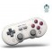 Manette 8Bitdo SN30 Pro Bluetooth Crème hall Edition pour Nintendo Switch 2, PC Windows, Android, Mac OS et Steam
