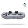 Manette 8Bitdo SN30 Pro Bluetooth Grise hall Edition pour Nintendo Switch 2, PC Windows, Android, Mac OS et Steam