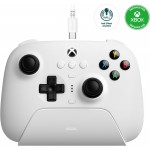 Manette Filaire 8 Bitdo Ultimate 3 Blanche Xbox, Hall Effect Joysticks, Compatible avec Xbox Series X|S, Xbox One, PC Windows