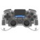Mini Manette Sans fil Retro Fighters Mantis pour PS4 et PC Windows Bluetooth Crystal Transparente 