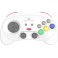 Retro-Bit SEGA Saturn 2.4GHz Pro Manette sans fil Nintendo Switch - Receveurs Saturn & USB inclus - Edition Blanc