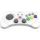 Retro-Bit SEGA Saturn 2.4GHz Pro Manette sans fil Nintendo Switch - Receveurs Saturn & USB inclus - Edition Blanc