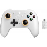 Manette Sans fil 2.4G 8Bitdo Ultimate 2 Blanche pour PC Windows 10/11 et Android, avec TMR Joysticks