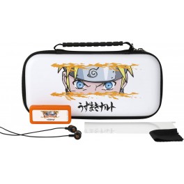 Starter Kit Naruto Nintendo Switch avec Sacoche de Rangement/Ecouteurs/Boites ..
