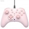 HORI Manette filaire Turbo Rose pale pour Nintendo Switch 2, Switch OLED et Nintendo Switch HORIPAD - NEUF