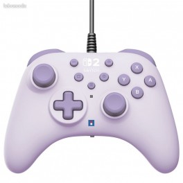 HORI Manette filaire Turbo Violet pale pour Nintendo Switch 2, Switch OLED et Nintendo Switch HORIPAD - NEUF