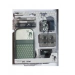 Accessoires pour DSLite / DSi Chien Gris. Sacoche de rangement pour console de jeux vid&eacute;o Nintendo DSLite/DSi, d&eacute;cor chien.