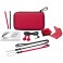 Sacoche et accessoires Essentiel 3DSXL coloris rouge. Sacoche de transport rigide.