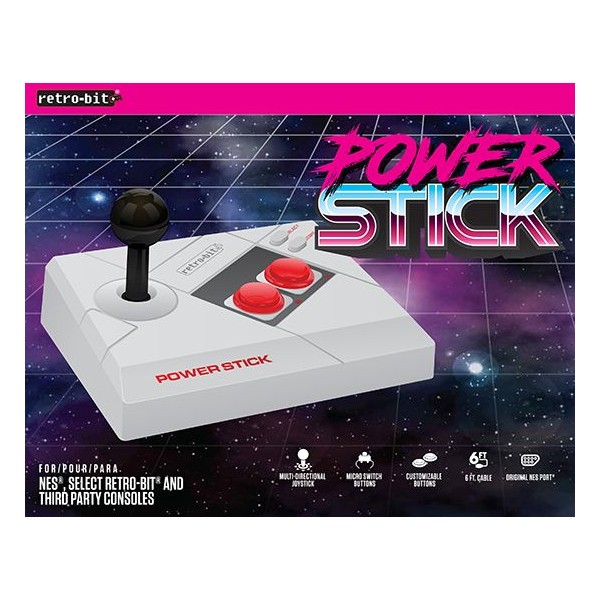 Europe Power Stick for Nes Electronic Games R tro Bit