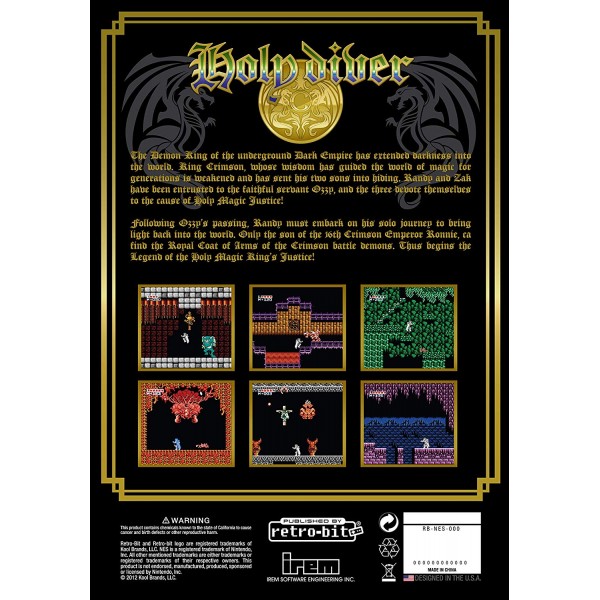 Holy Driver Holy Diver Nes : Holy Diver: Games of the Retro-Bit Super Retro-Cade ...