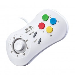 Manette filaire pour NEO GEO Mini Blanche SNK