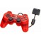 Manette Dualshock 2 Rouge Transparente