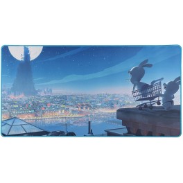 Tapis de souris XXL Lapins Crétins en Ville