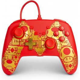 Manette Filaire Golden Mario pour Nintendo Switch