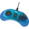 Manette Filaire Bleu Design Sega Mega Drive