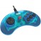 Mini Manette Filaire Bleu design Sega Mega Drive