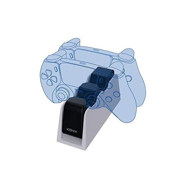 Câble de recharge KONIX Double Cordon de Charge pour Manette PS4