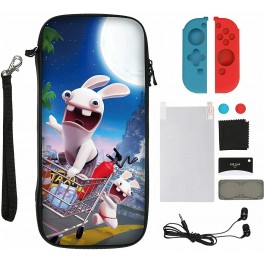 Sacoche Lapins Crétins Town pour Nintendo Switch