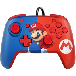 Manette filaire Faceoff Deluxe+ Audio Mario pour Nintendo Switch