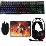 Pack Drakkar 4 en 1 ROGUE Konix / Clavier + Casque + Tapis de Souris + Souris