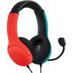 Casque PDP LVL40 Stéréo pour Nintendo Switch Bleu & Rouge