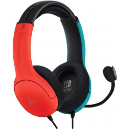 Casque PDP LVL40 Stéréo pour Nintendo Switch Bleu & Rouge