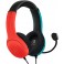 Casque PDP LVL40 Stéréo pour Nintendo Switch Bleu & Rouge