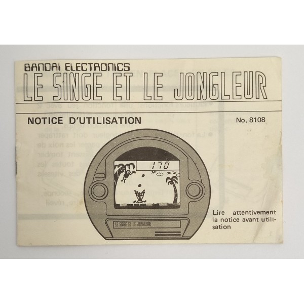 Jeu électronique Le Singe et le Jongleur en boite