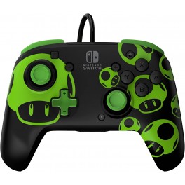 Manette Filaire Rematch 1 Up Mario Glow in the Dark pour Nintendo Switch