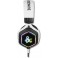 Casque Gaming Donjons & Dragons filaire Rainbow 7.1 Blanc et Noir