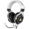 Casque Gaming Donjons & Dragons D20 filaire Rainbow 7.1 Blanc et Noir