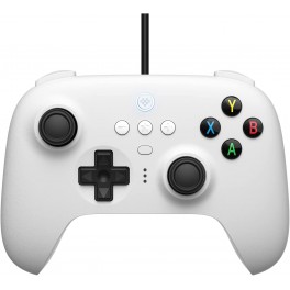 Manette 8Bitdo Ultimate Filaire Blanche pour PC Windows Nintendo Switch