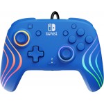 Manette Filaire Afterglow Wave bleu PDP Nintendo Switch