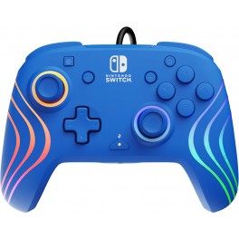 Manette Filaire Afterglow Wave bleu PDP Nintendo Switch