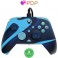 Manette Filaire Rematch Bleu PDP Brille dans le noir pour Xbox