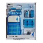 Accessoires pour DSLite / DSi Cheval Bleu. Housse de rangement pour Nintendo DSLite/DSi et ses accessoires décor cheval.