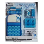 Accessoires pour DSLite / DSi Chien Bleu. Pochette de rangement pour Nintendo DSLite/DSi et ses accessoires décor chien.