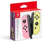 Paire de Manettes Joy-Con Nintendo Gauche Rose Pastel et Droite Jaune Pastel