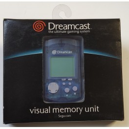 Carte mémoire Visual Memory Unit Bleu pour Sega Dreamcast